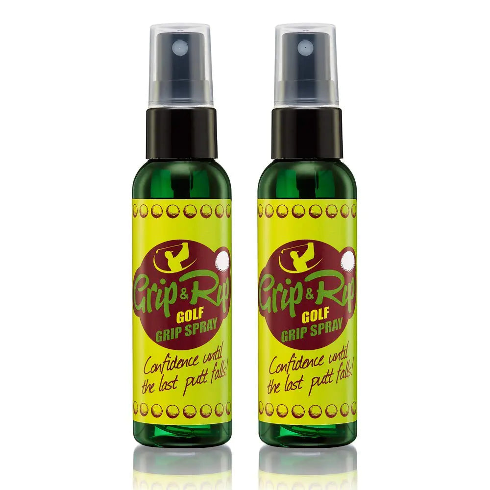 Grip & Rip Golf Grip Spray | Combat Sweat on Your Golf Grips | Firm Golf Grip with or without Golf Gloves | Ultimate Golf Grip Trainer | Golf Training Aid | Extra Golf Grip on Golf Rain Gloves 4 oz